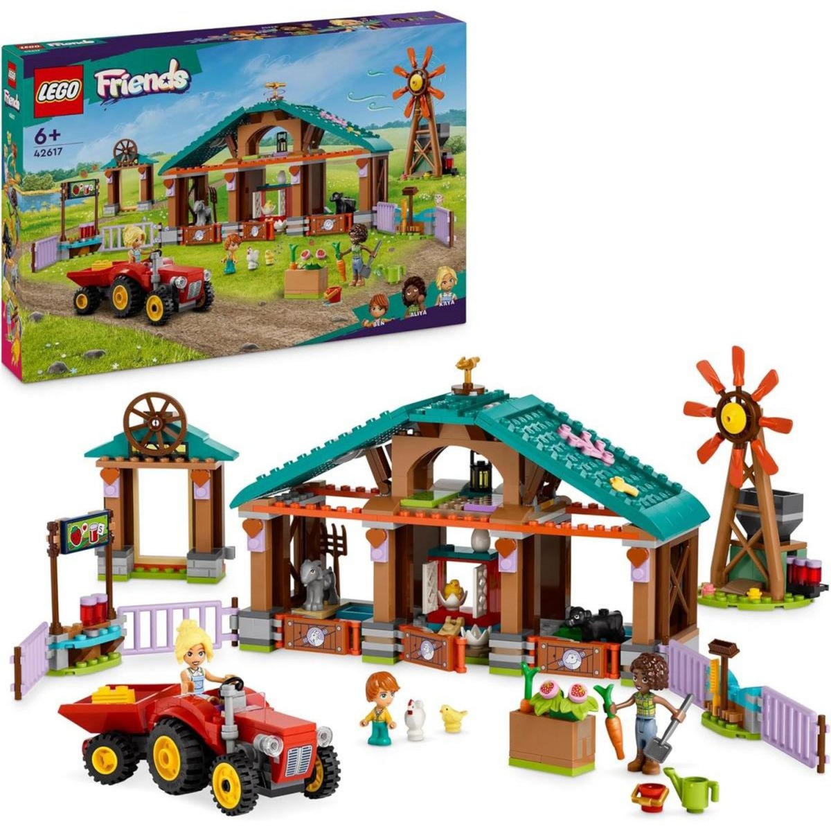 LEGO 42617 Le refuge des animaux de la ferme ® Friends