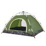 Voir la diapositive 5 : VIDAXL Tente de camping 2 personnes vert liberation rapide