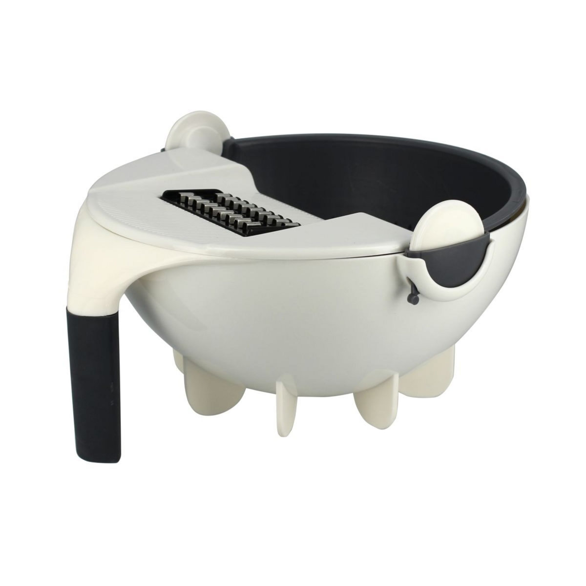 Râpe 9 en 1 en plastique et inox