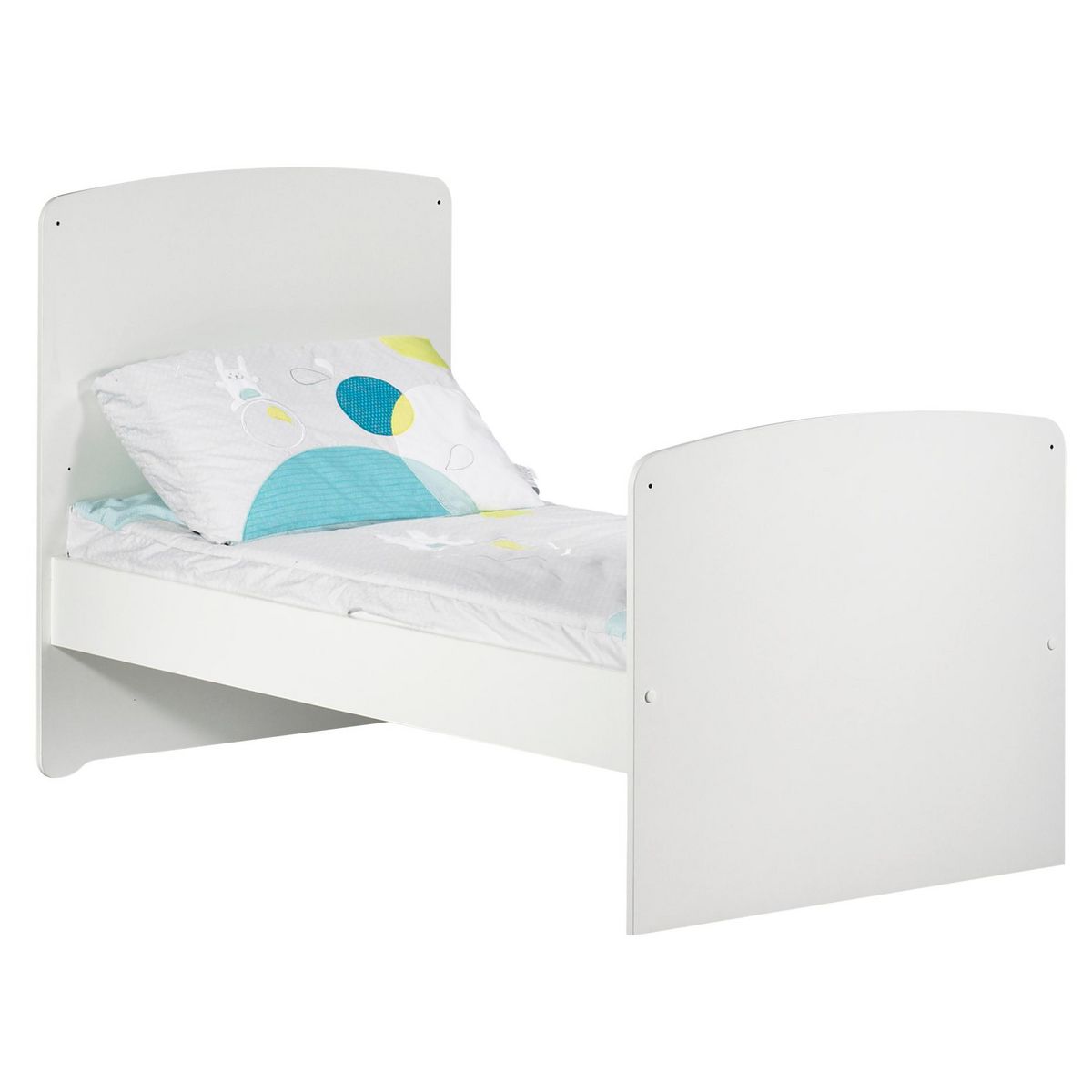 BABY PRICE Ensemble Lit bébé évolutif 140x70 + commode à langer NEW BASIC