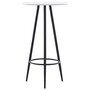 Voir la diapositive 1 : VIDAXL Table de bar Blanc 60 x 107,5 cm MDF