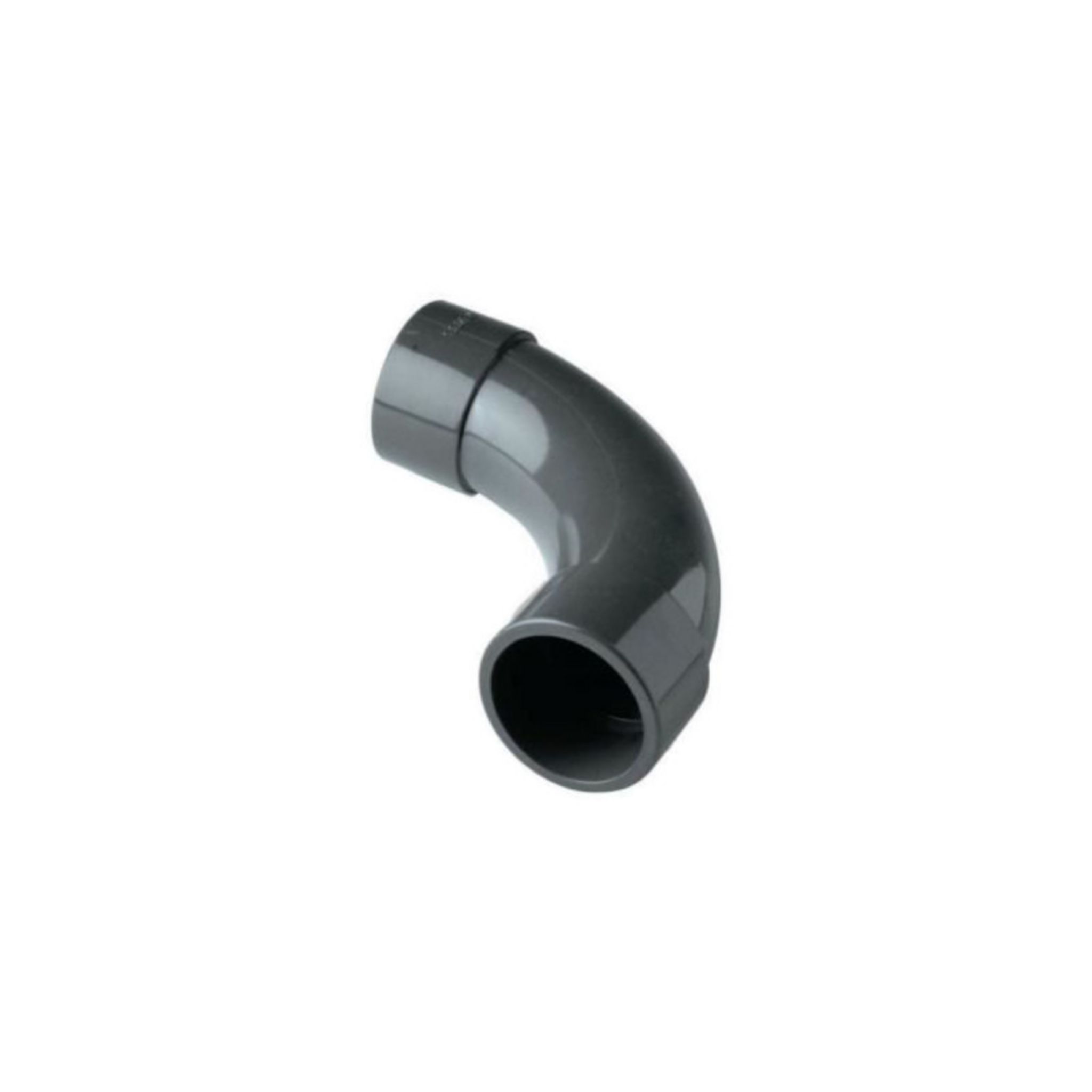 Mareva Coude Grand Rayon 90° PVC D50 Femelle-Femelle - Raccord Plomberie Piscine 900294