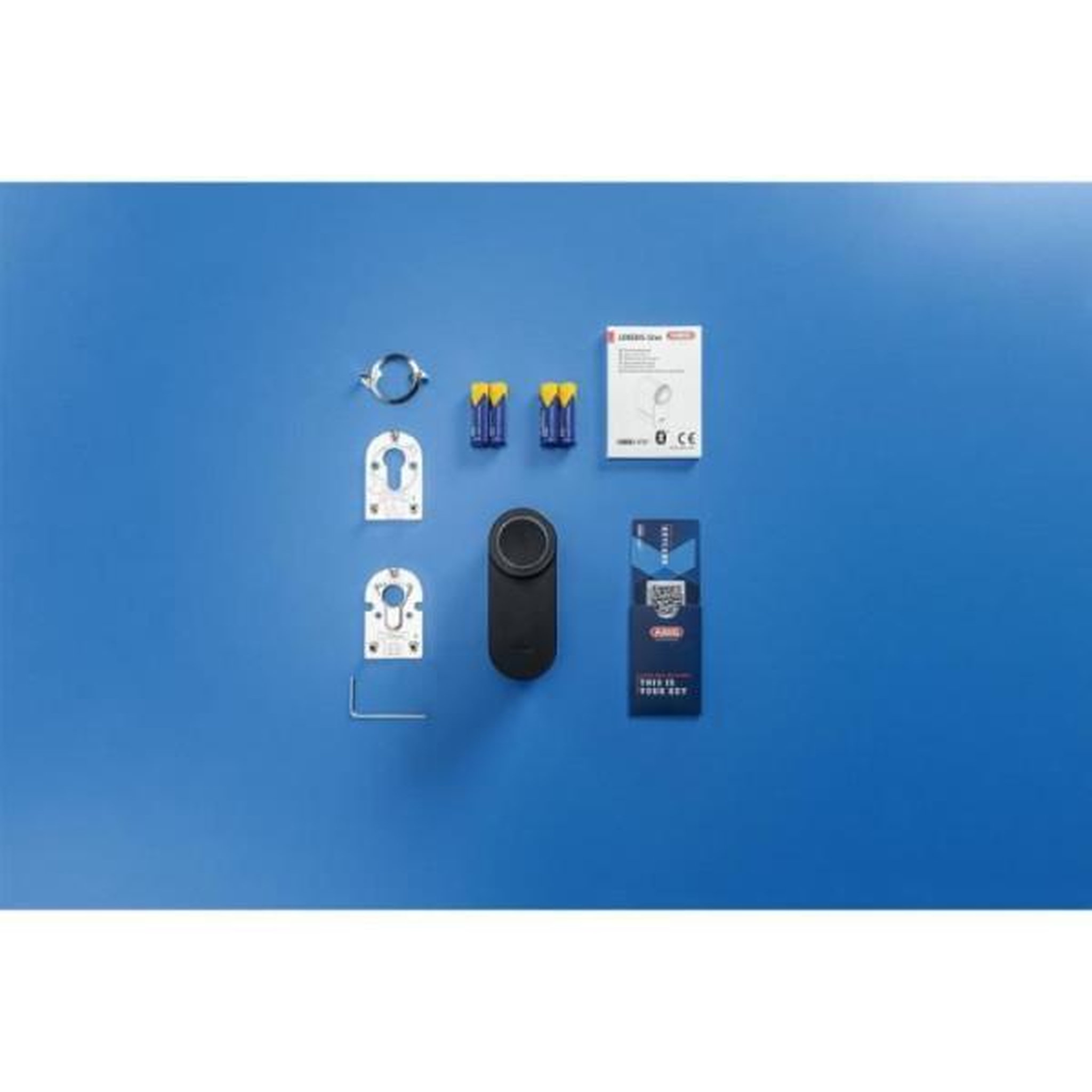 Voir la diapositive 2 : ABUS Serrure de porte Bluetooth - ABUS - LOXERIS One CFA4100 BK - Mécanisme intelligent - Noir - Partage d'acces