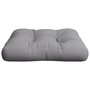 Voir la diapositive 5 : VIDAXL Coussin de palette gris 60x60x12 cm tissu