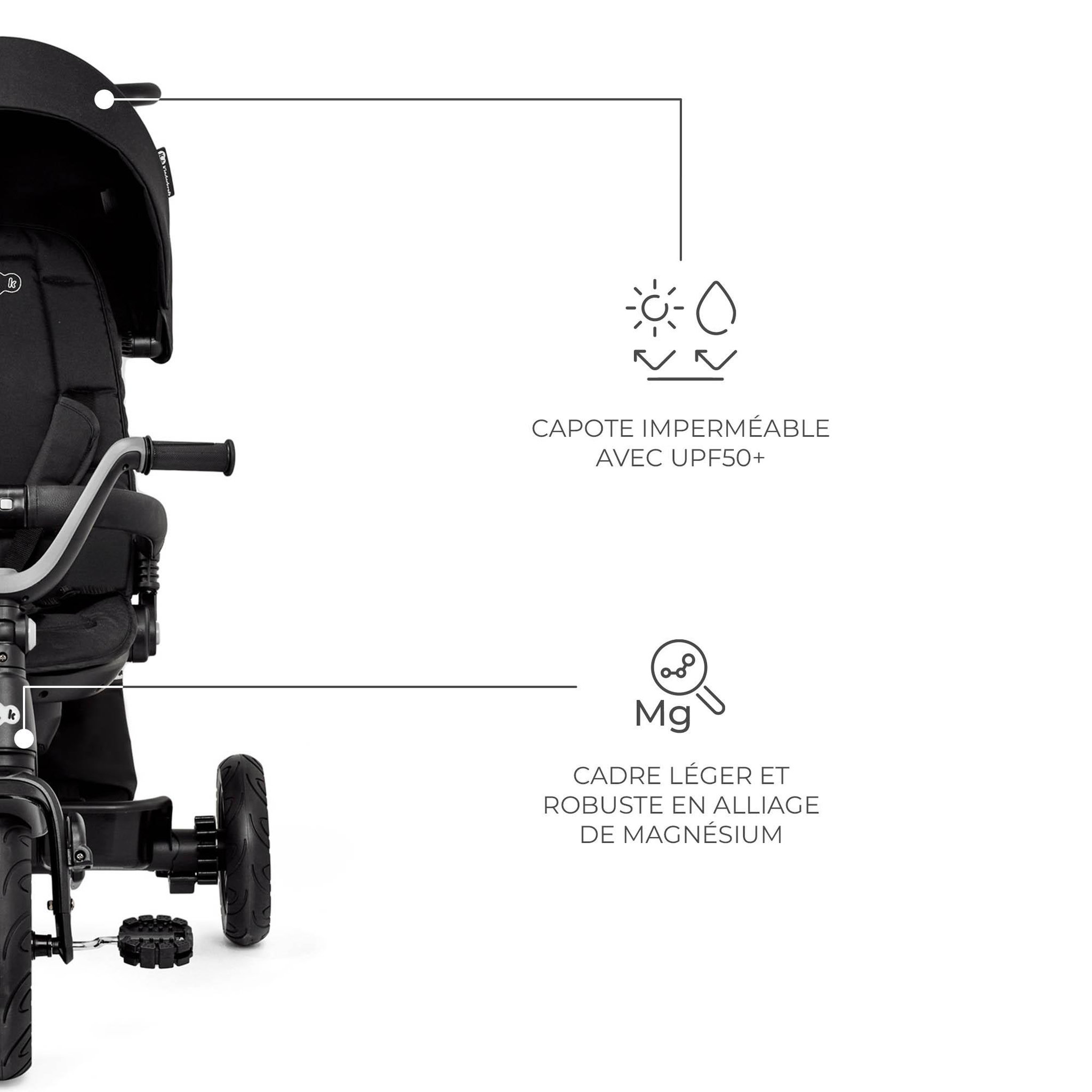 Voir la diapositive 5 : KINDERKRAFT Vélo à trois roues EASYTWIST