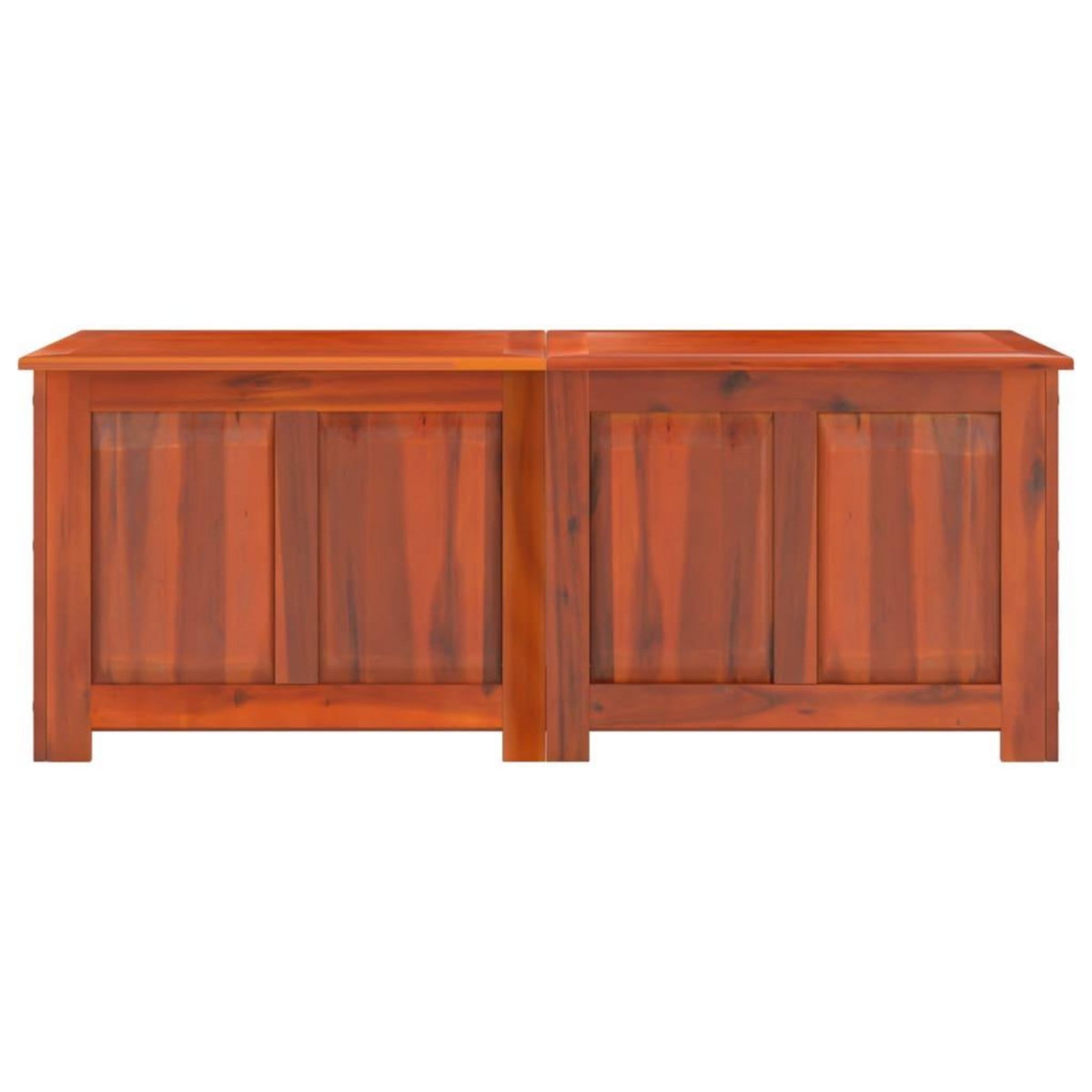 VIDAXL Coffre de rangement avec couvercle marron bois massif d'acacia