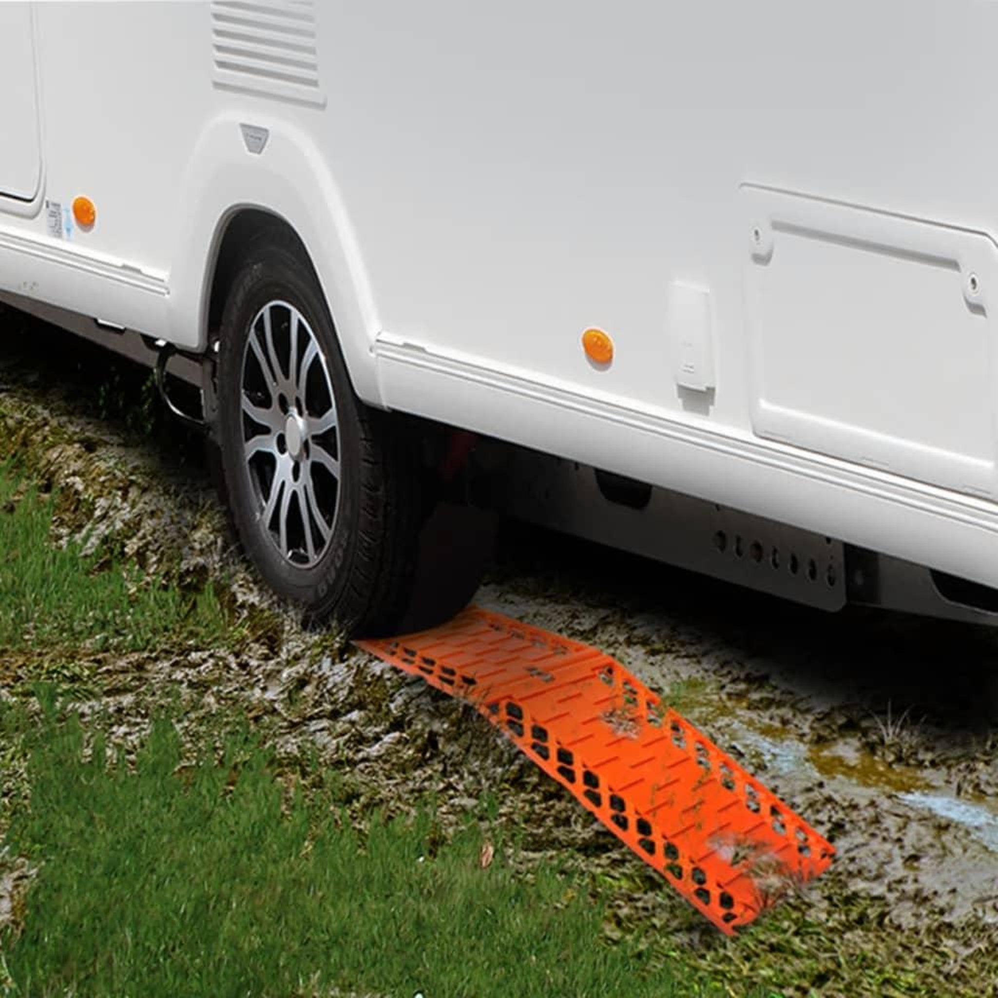 Voir la diapositive 3 : PROPLUS ProPlus Ensemble de 2 tapis de traction pliables 360835