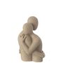 Voir la diapositive 4 : Paris Prix Buste Couple Câlin en Résine  Shawn  38cm Beige