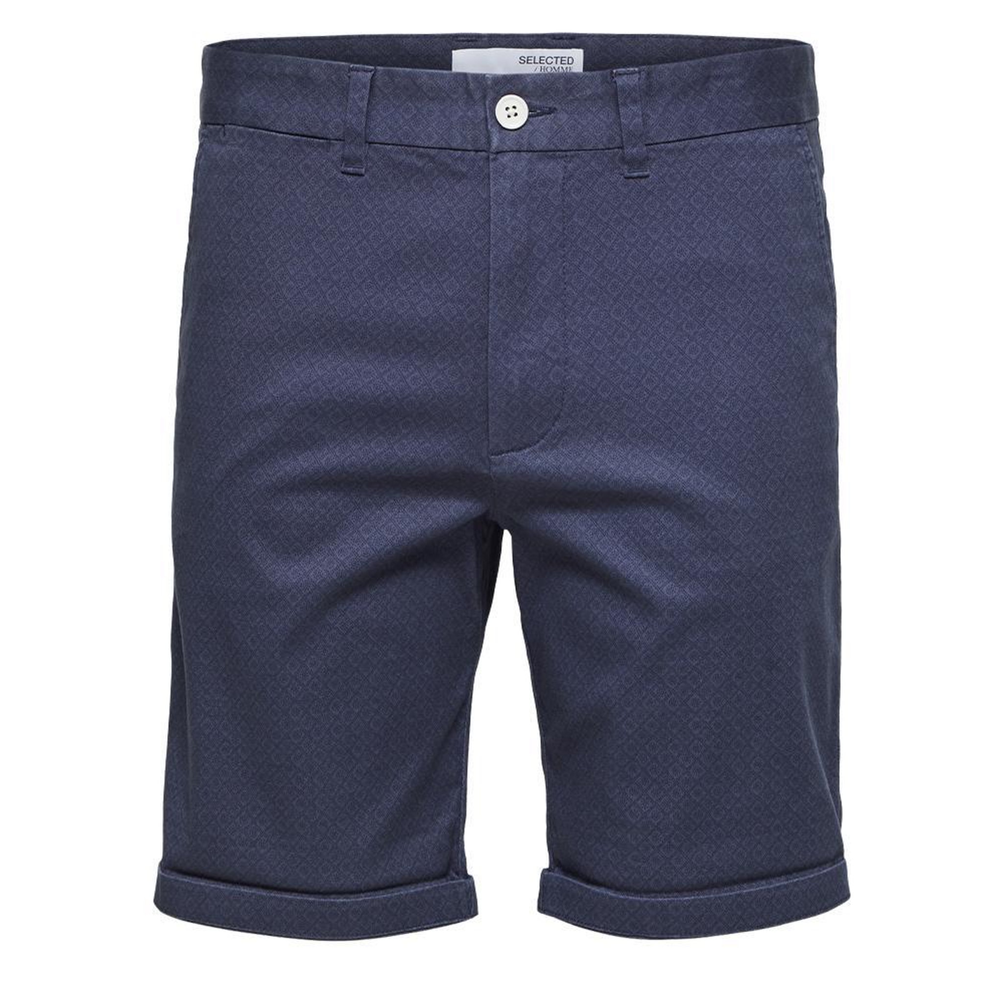 Selected Short Marine Homme Selected Chino. Coloris disponibles : Bleu