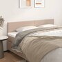 Voir la diapositive 1 : VIDAXL Tetes de lit 2 pcs Cappuccino 100x5x78/88 cm Similicuir