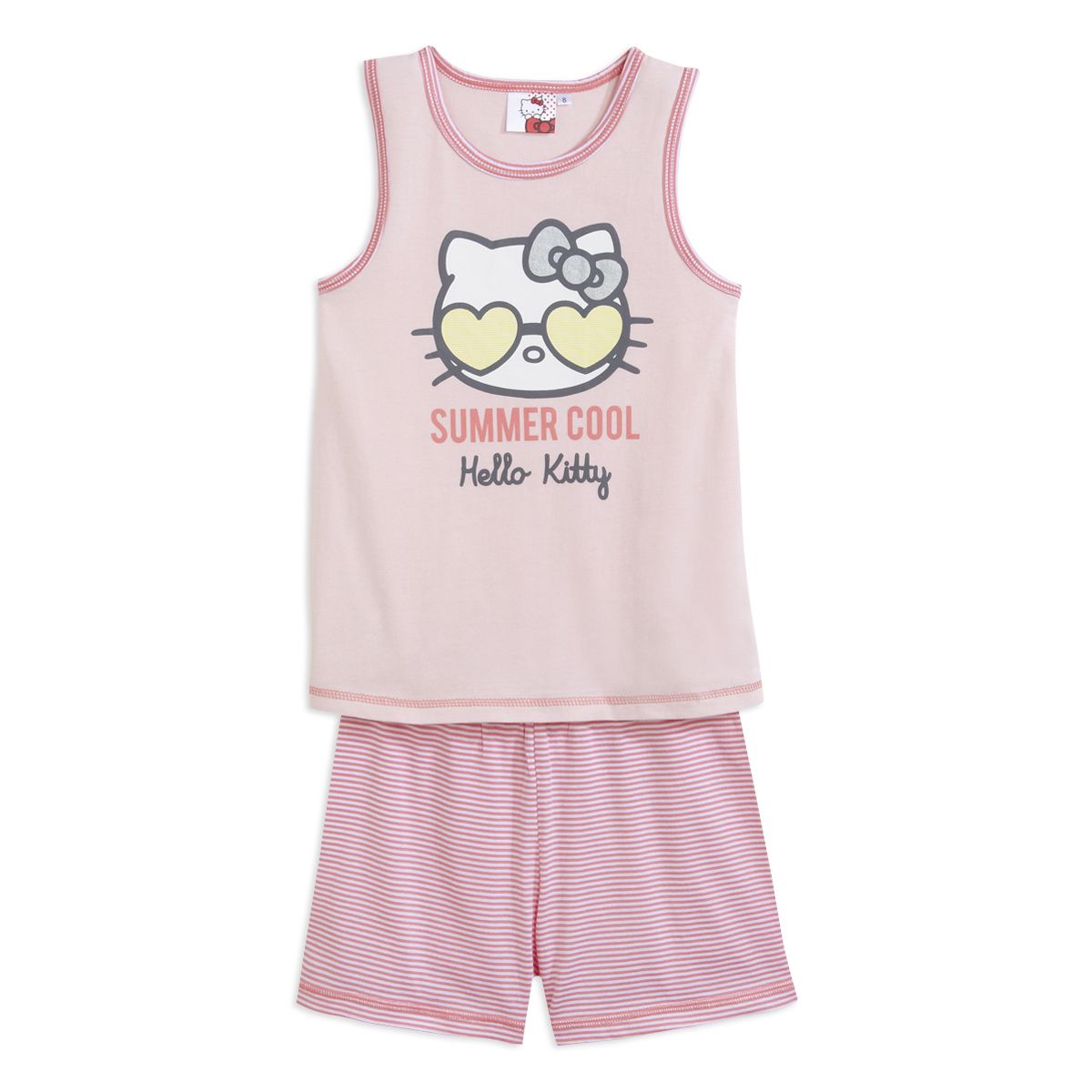 HELLO KITTY Pyjama short fille du 2 au 8 ans