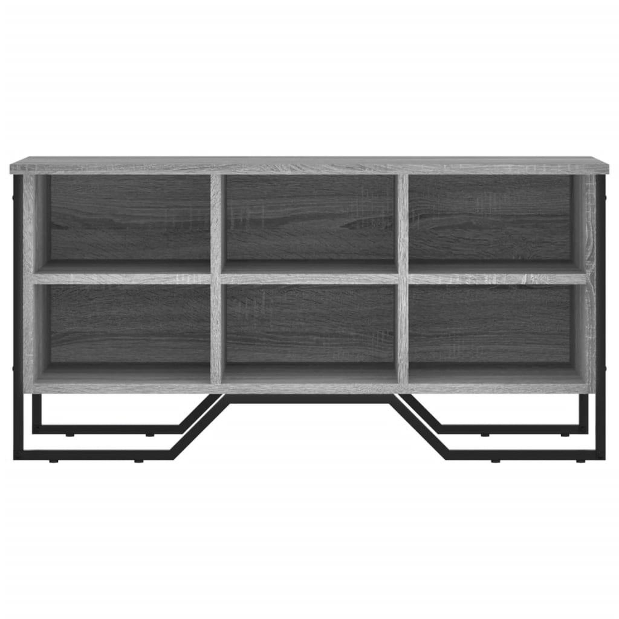 Voir la diapositive 4 : VIDAXL Armoire a chaussures sonoma gris 90x38x45,5cm bois d'ingenierie