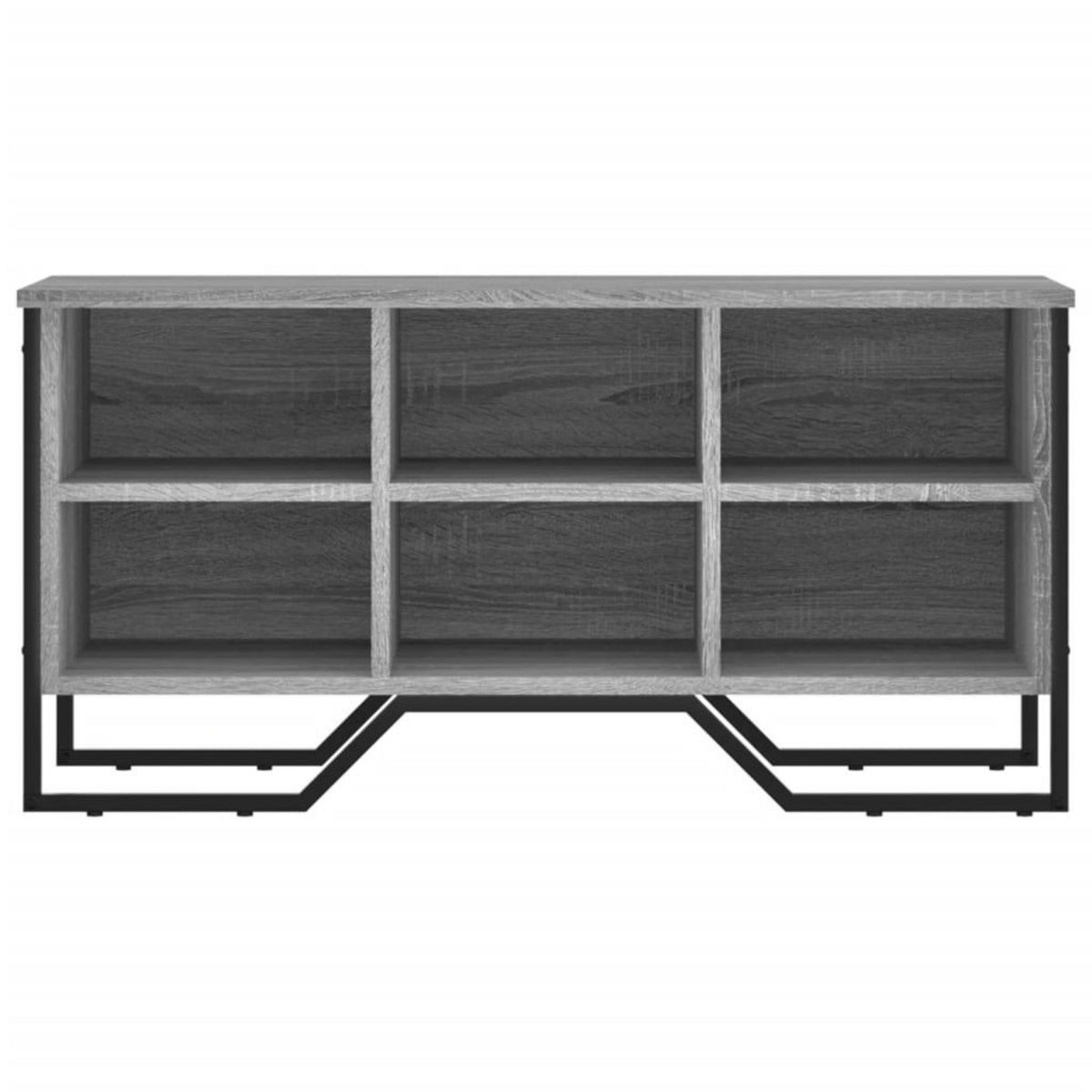 VIDAXL Armoire a chaussures sonoma gris 90x38x45,5cm bois d'ingenierie