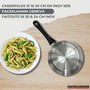 Voir la diapositive 2 : Fackelmann Lot 3 Faitouts 16/20/24 cm & 3 Casseroles 12/16/20 cm Fackelmann Geneva avec 5 Ustensiles
