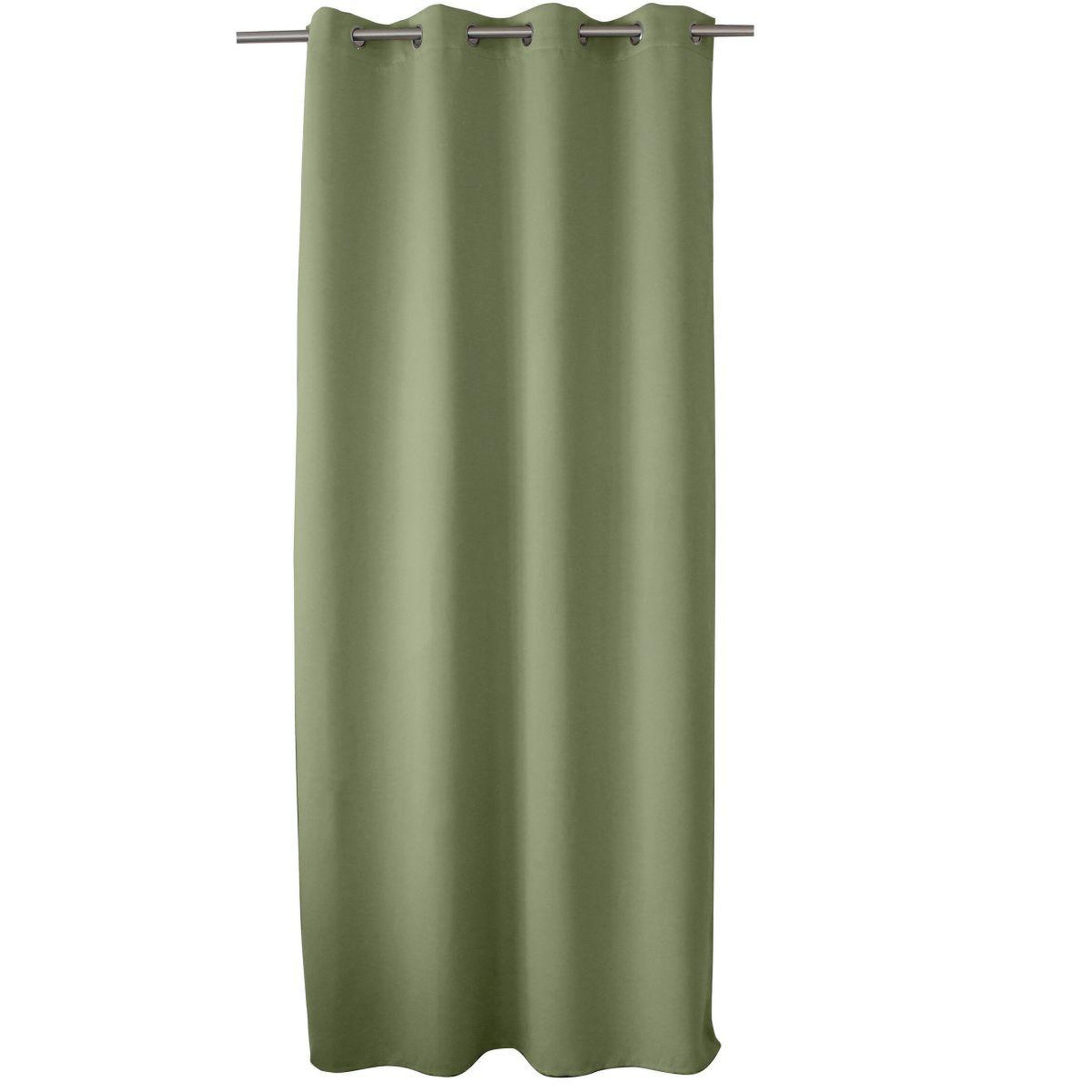 Voir la diapositive 4 : ENJOY HOME Rideau occultant à œillets  reglisse  140x240cm vert olive
