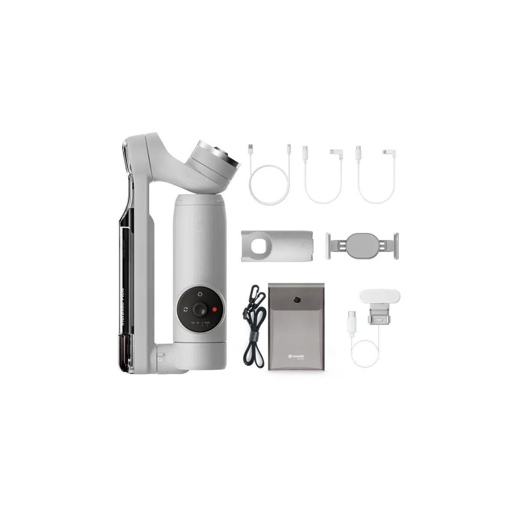 Voir la diapositive 2 : INSTA360 Stabilisateur Insta360 Flow Creator Kit White