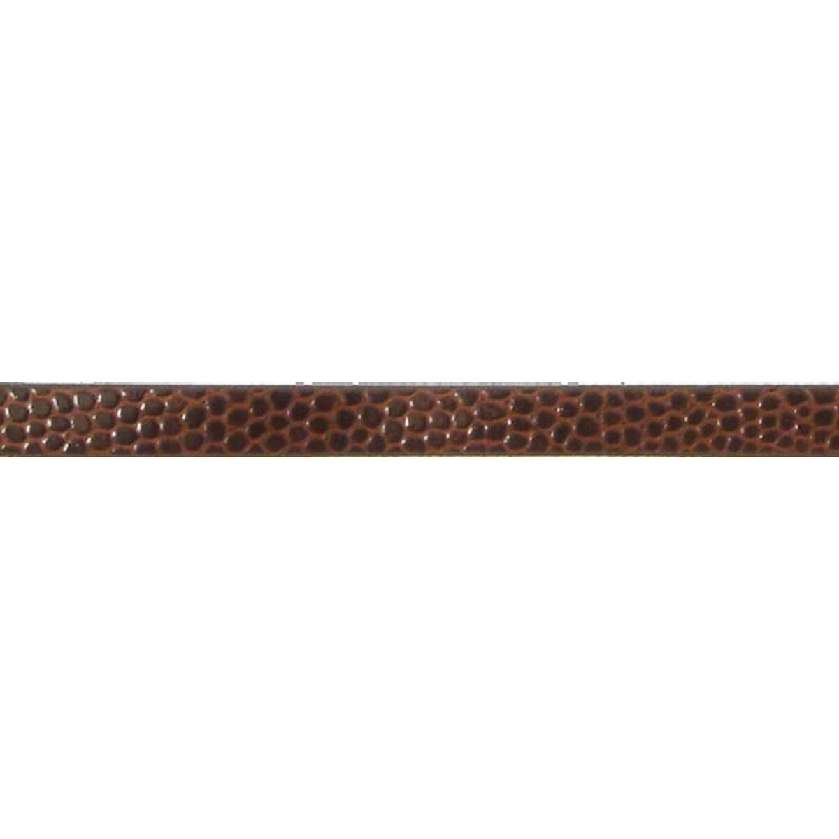 MegaCrea Bracelet 6 mm Style croco Marron