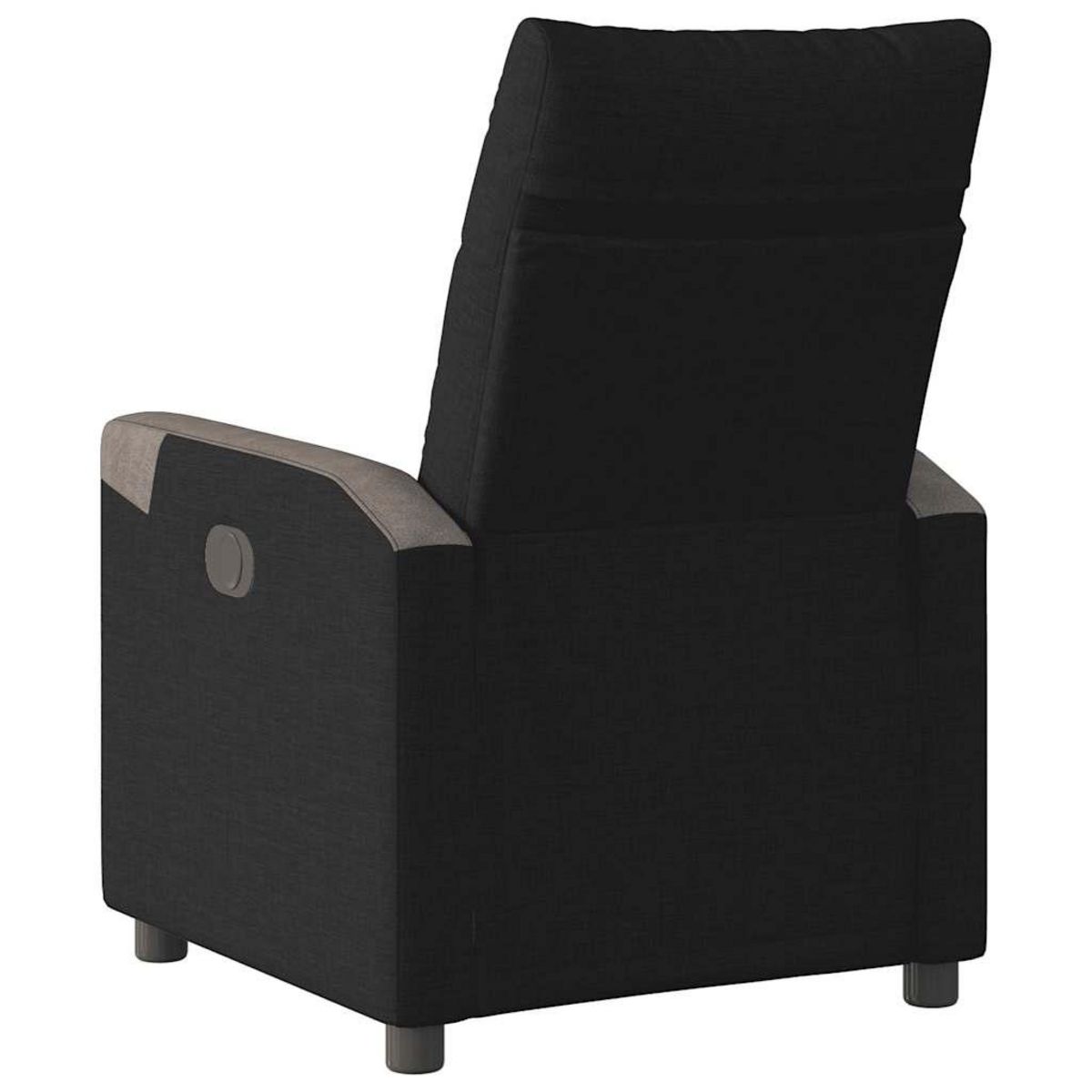 VIDAXL Fauteuil inclinable Noir Tissu