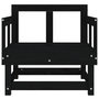 Voir la diapositive 4 : VIDAXL Chaises de jardin lot de 2 noir bois massif de pin
