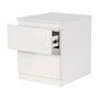 Voir la diapositive 4 : Habitat et Jardin Chevet  Tammy  2 tiroirs - Blanc