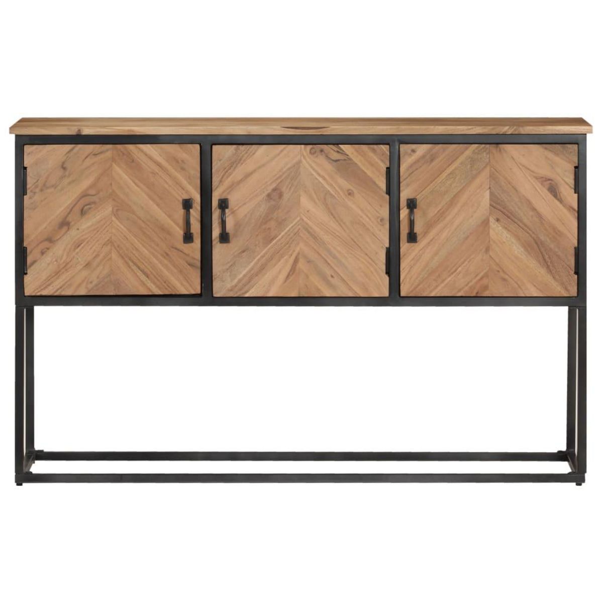 VIDAXL Buffet 120x30x75 cm Bois d'acacia solide