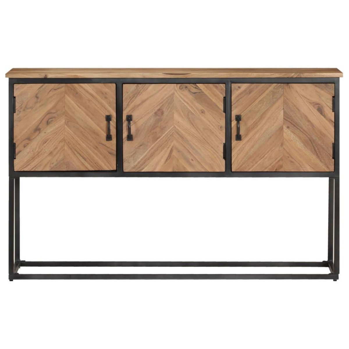 VIDAXL Buffet 120x30x75 cm Bois d'acacia solide