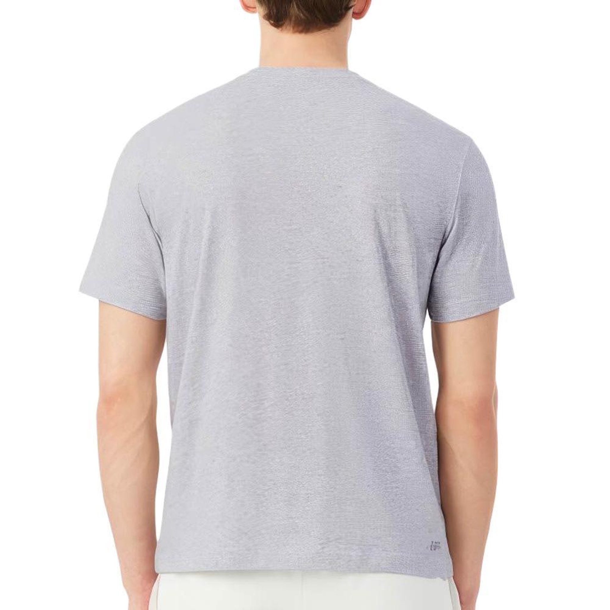 Voir la diapositive 5 : Lacoste T-shirt gris clair homme lacoste th7618