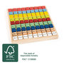Voir la diapositive 2 : SMALL FOOT Small Foot - Wooden Math Multiplication Color, 82dlg. 11163