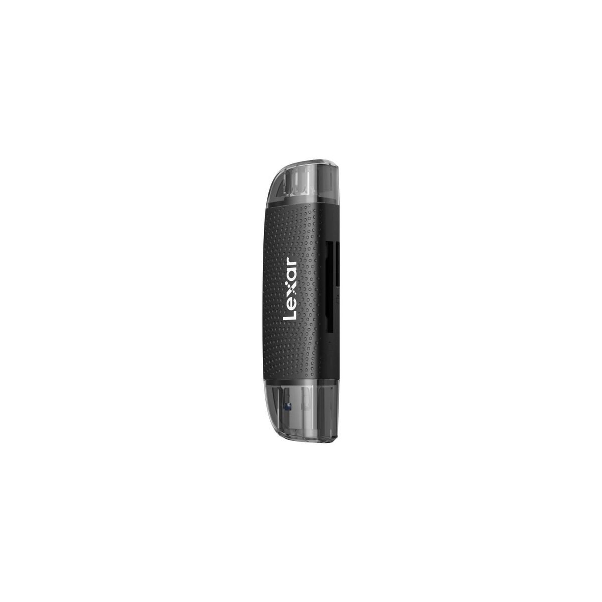 Lexar Lexar LRW310X-BNBNG lecteur de carte mémoire USB 2.0 Type-A/Type-C Noir