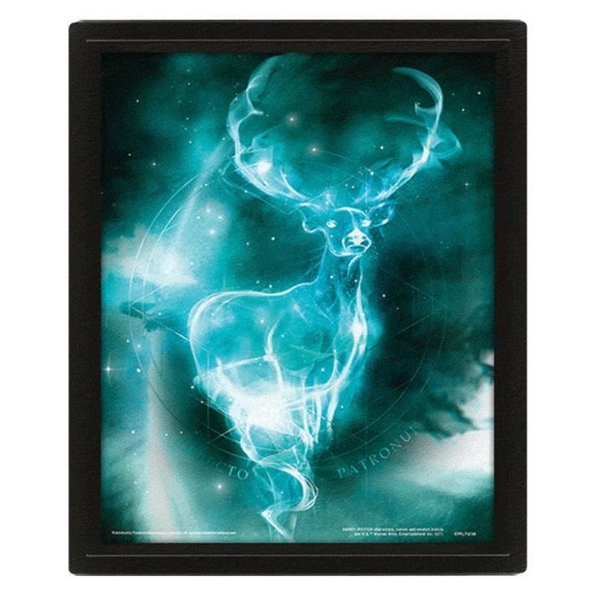 Cadre 3D Lenticulaire Patronum Harry Potter