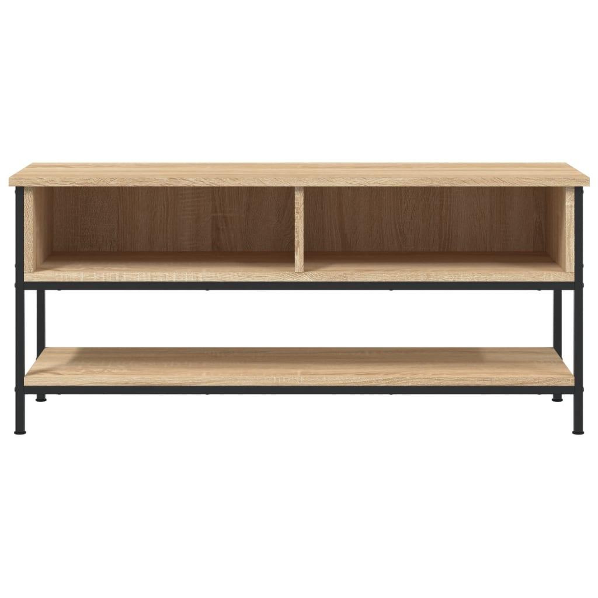 Voir la diapositive 4 : VIDAXL Meuble TV chene sonoma 100x35x45 cm bois d'ingenierie