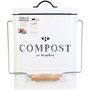 Voir la diapositive 7 :  Boite de compost 5 litres bois et acier inoxydable
