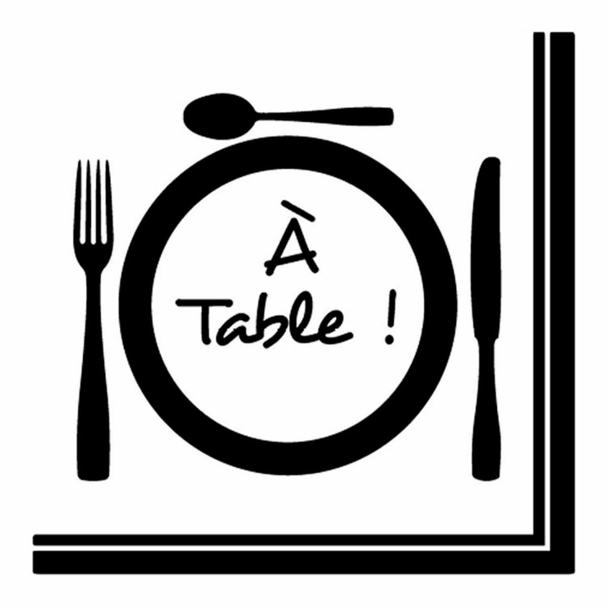 HOMEA Lot de 20 serviettes en papier  a table  33x33cm blanc