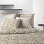 Voir la diapositive 2 : ATELIER DU COTON Housse de couette 260x240 Carmel + 2 taies microfibre