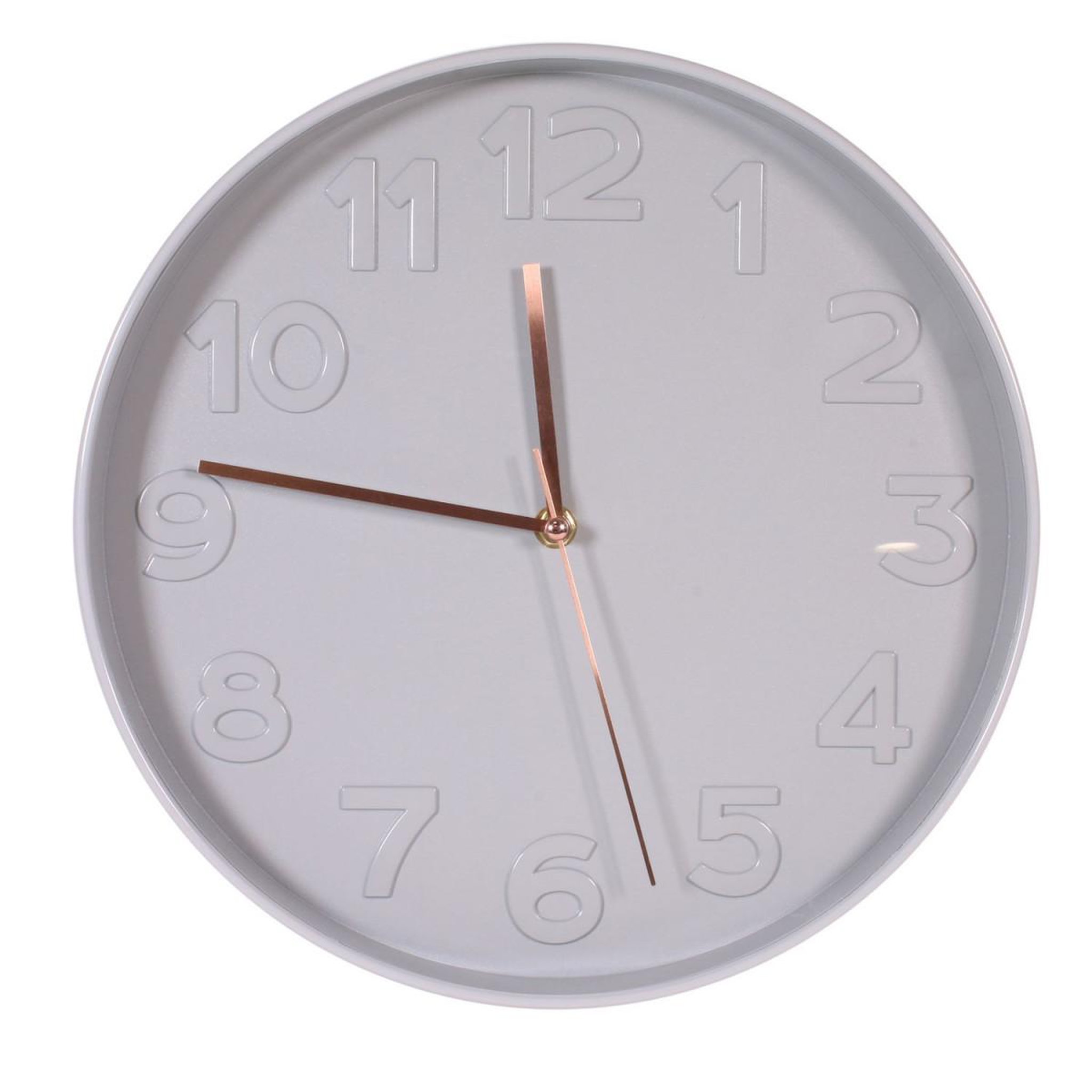 The Home Deco Factory Horloge murale  classique  30cm gris