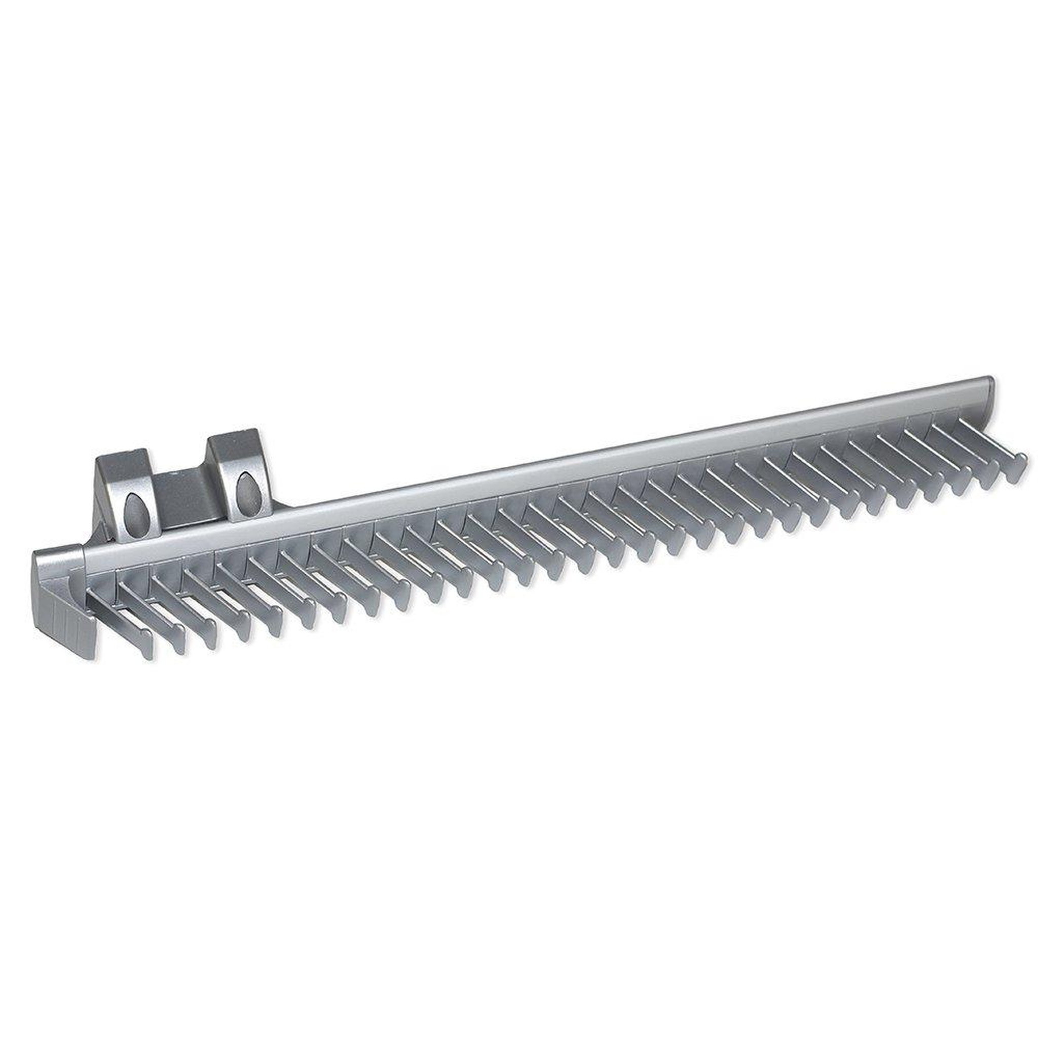 Emuca 7913862 Porte cravates latéral extractible, Anodisé mat, Plastique et Aluminium.