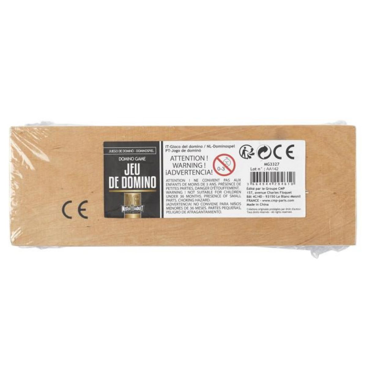 Paris Prix Jeu de Société  Domino  5cm Ivoire & Noir