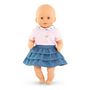 Voir la diapositive 2 : Corolle T-Shirt et Jupe à volants Week-end à Paris pour poupon 30 cm