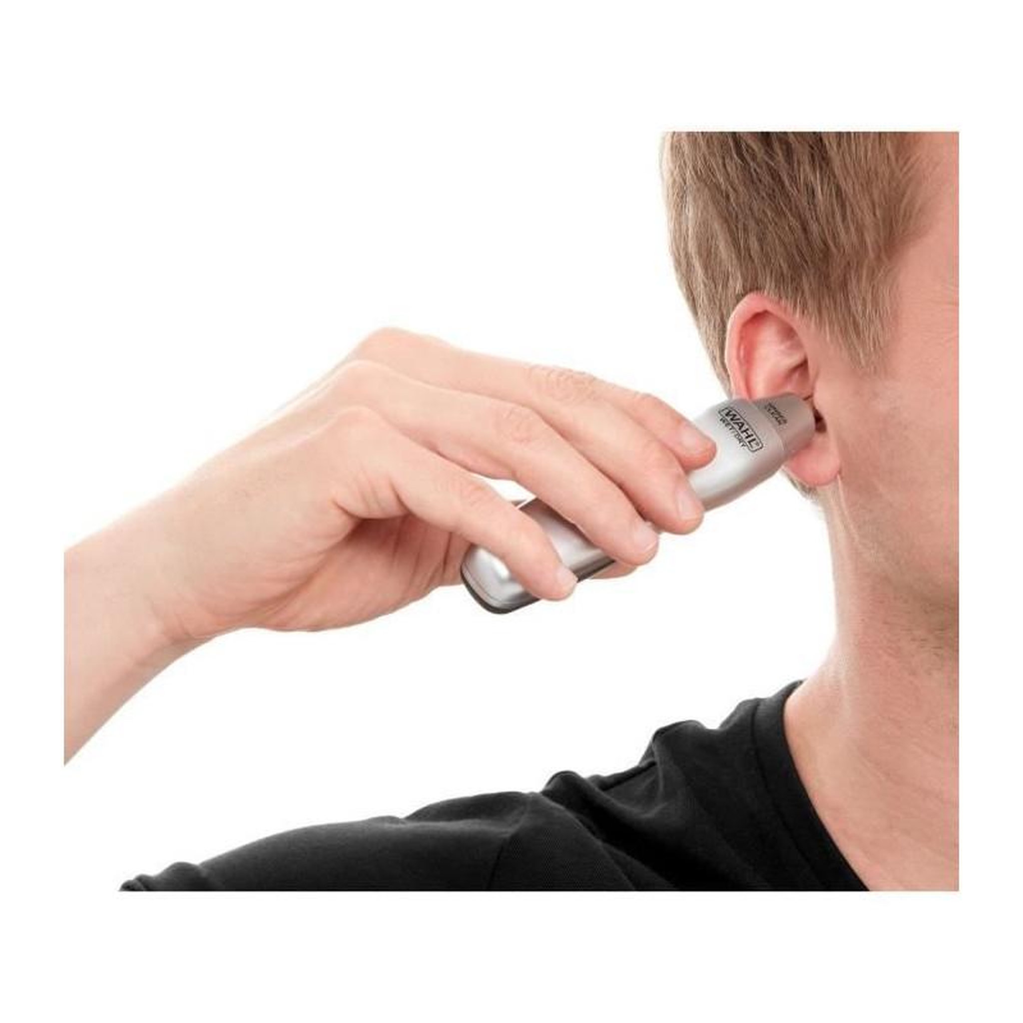 Voir la diapositive 4 : WAHL Kit de voyage barbe - WAHL - TRAVEL KIT - Tondeuse a pile - Coupe poils nez / oreilles - 6 réglages - Gris