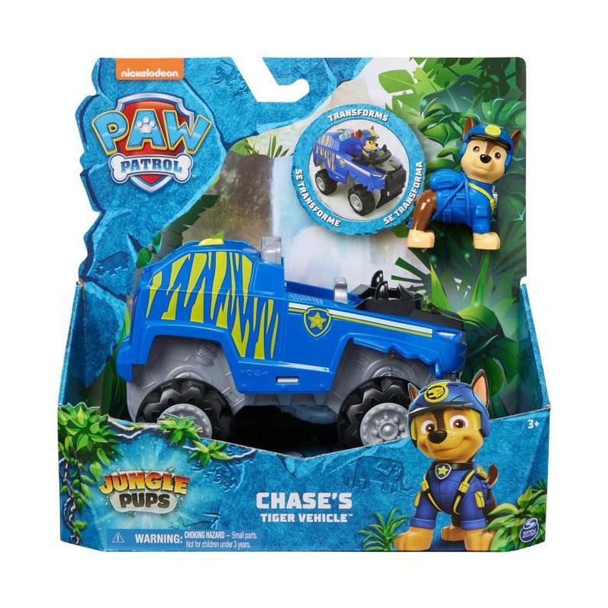 Voir la diapositive 6 : Spin Master VEHICULE + FIGURINE CHASE JUNGLE PUPS La Pat' Patrouille