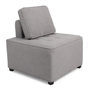 Voir la diapositive 1 : Paris Prix Module Fauteuil  Bouclette  82cm Gris
