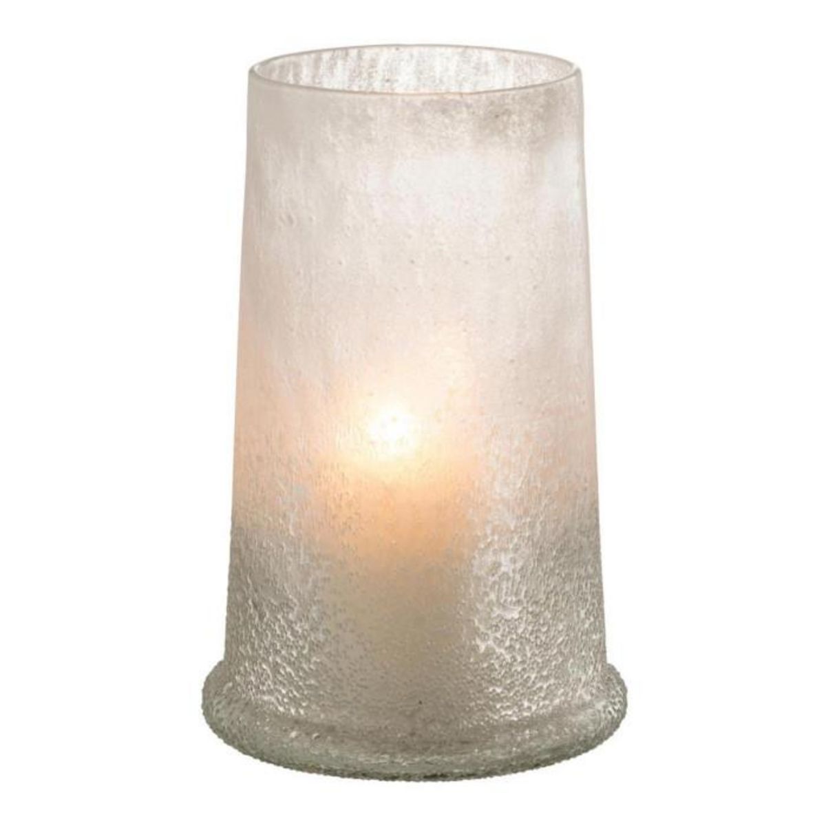 Paris Prix Photophore en Verre  Sucre  28cm Blanc