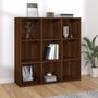 Voir la diapositive 1 : VIDAXL Armoire a livres chene marron 98x29x97,5 cm