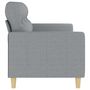 Voir la diapositive 4 : VIDAXL Canape a 3 places Gris clair 180 cm Tissu