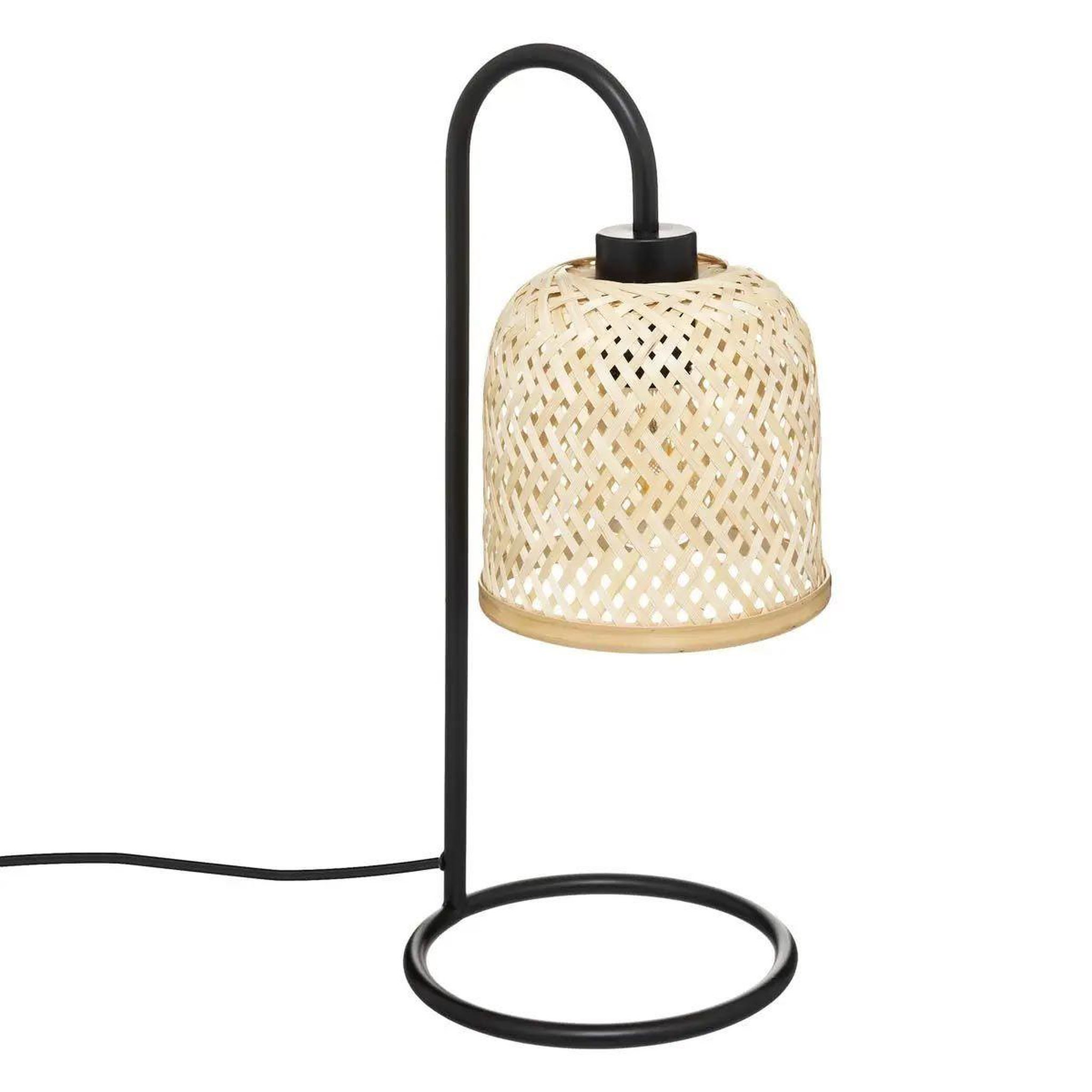 ATMOSPHERA Lampe à poser design  alicante  43cm beige & noir