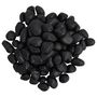 Voir la diapositive 3 : VIDAXL Galets polis 25 kg noir 2 5 cm