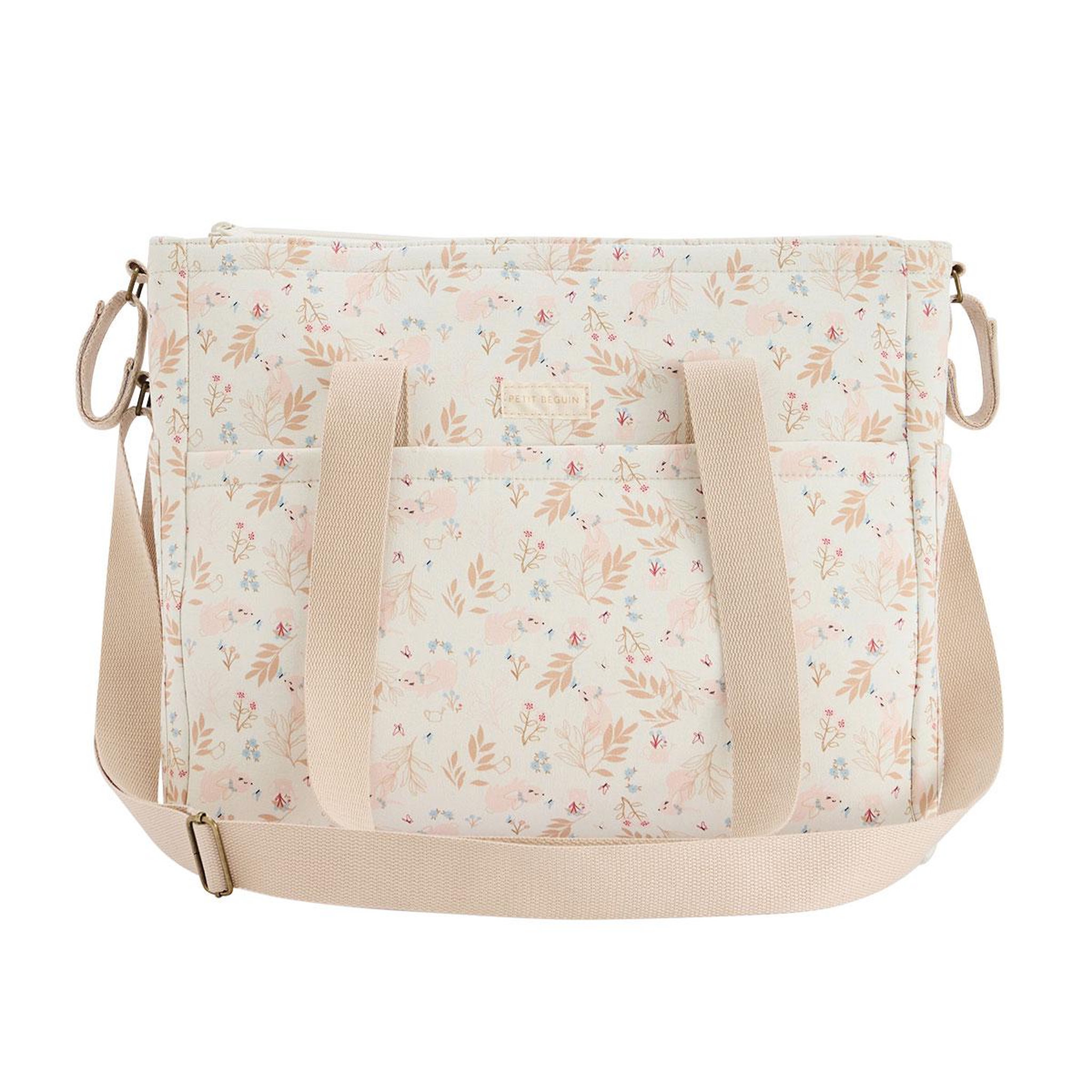 Petit Béguin Sac à langer praline. Coloris disponibles : Beige