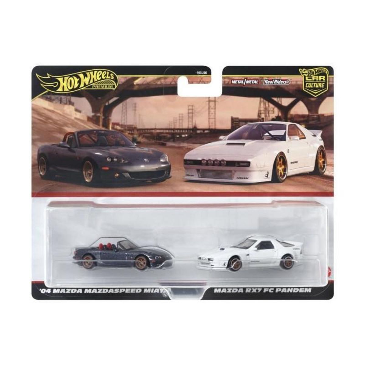 Hot Wheels Hot Wheels - Coffret Car Culture Premium 2 Véhicules - Coffret Petites Voitures - 3 Ans Et + - Hot Wheels - HBL96 - modele