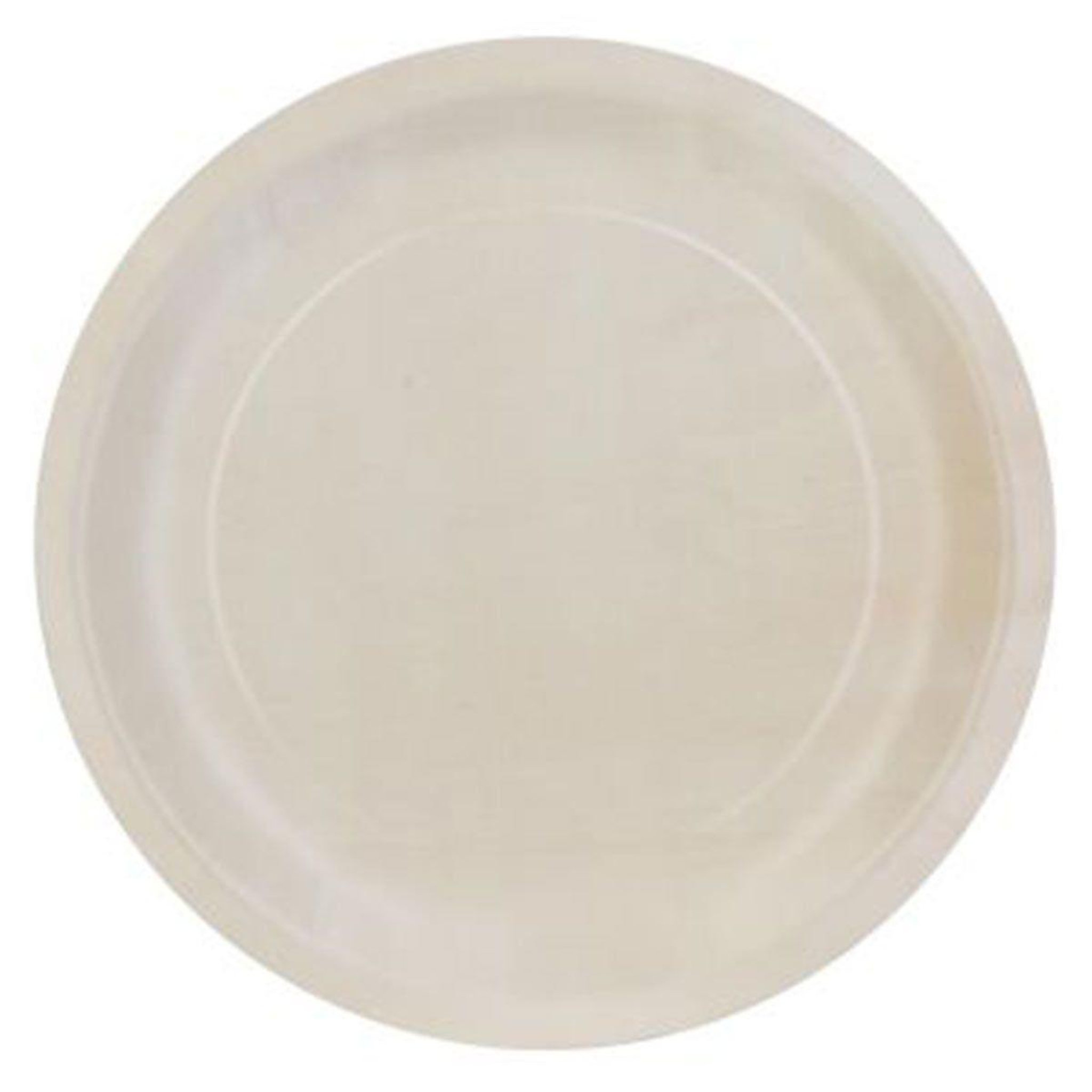 The Home Deco Factory Lot de 6 assiettes rondes en pin  ecolo  25cm naturel