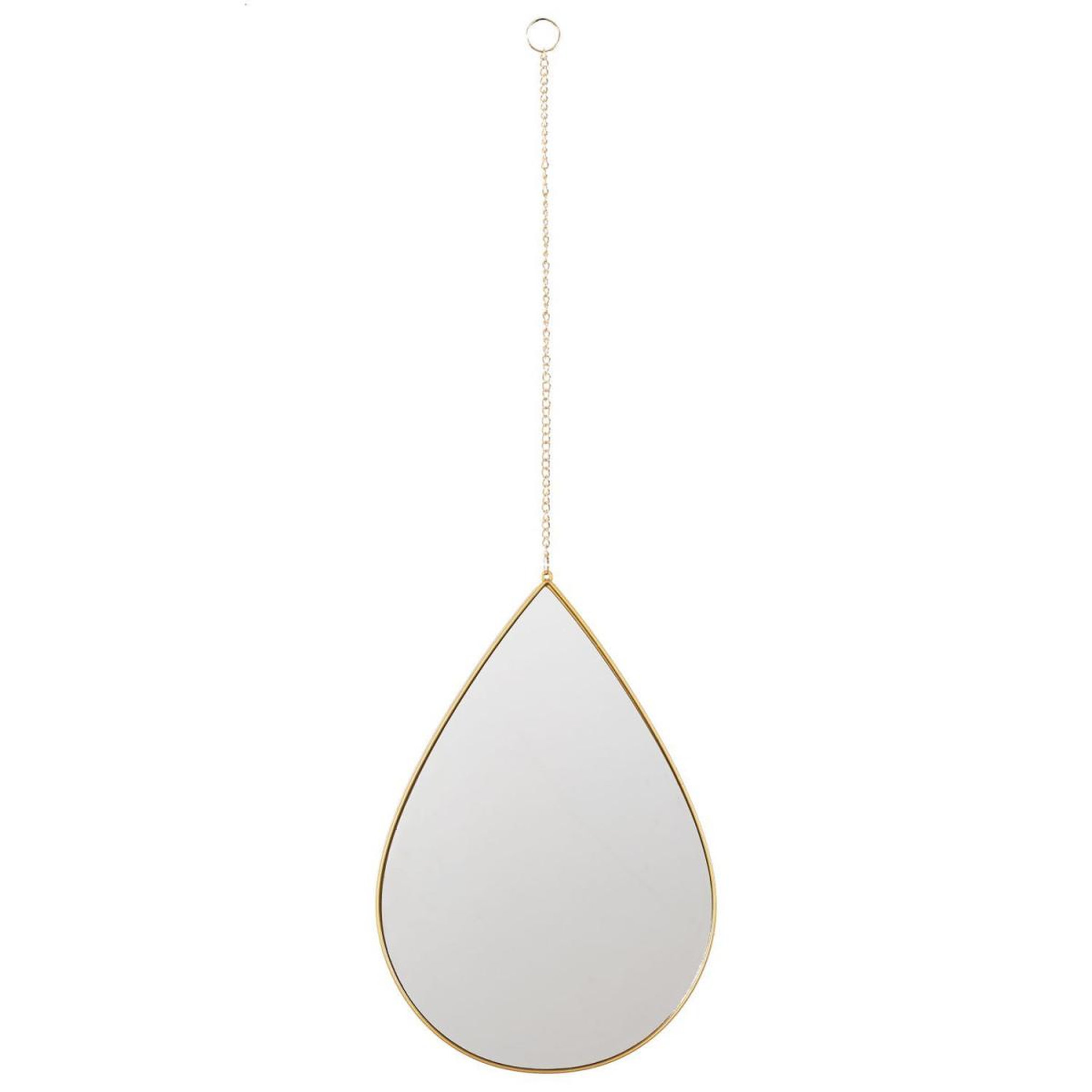 Voir la diapositive 2 : The Home Deco Factory Lot de 3 miroirs déco  goutte  27cm or